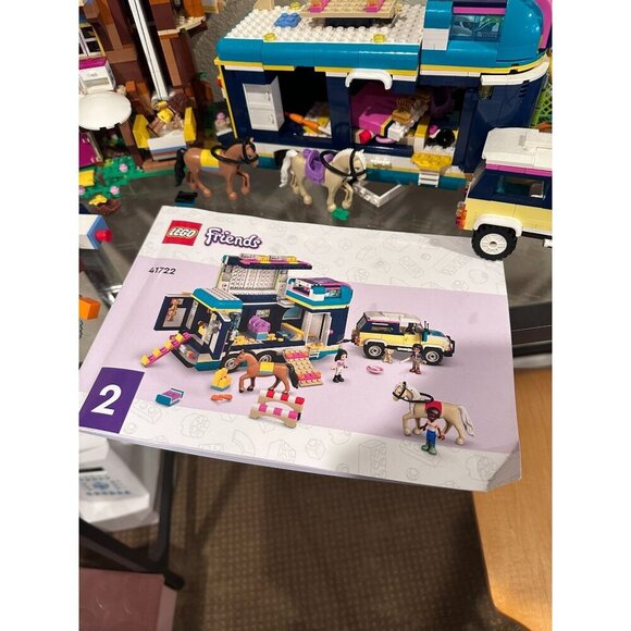 LEGO FRIENDS Horse Show Trailer 41722 Retired Set with Manual *Missing Pieces* - Picture 10 of 11